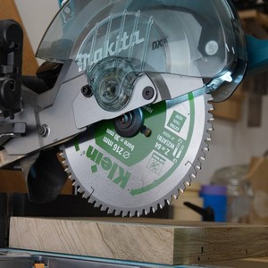 Lama di taglio circolare professionale con sottile D = 216 Z = 48 denti D = 30 riduzione (1 "-20) usato/nuovo con angolo di - Product Image 4