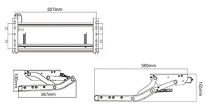 Escalón para Autocaravana de Aleación de Aluminio de Alta Resistencia y Acero al Carbono, Escalón Manual Individual para <span class=keywords><strong>Caravana</strong></span> - Product Image 2