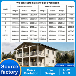 Villa <span class=keywords><strong>de</strong></span> luxe en conteneur à deux étages, maison modulaire préfabriquée moderne entièrement vitrée, hôtel <span class=keywords><strong>de</strong></span> <span class=keywords><strong>camping</strong></span> personnalisé, appartement, mini-maison - Product Image 6