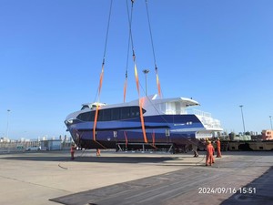 समुद्र तट और नदी के लिए 20 मीटर एल्यूमीनियम नौका नई शर्त डीजल ईंधन यात्री जहाज बिक्री के लिए उपलब्ध - Product Image 5