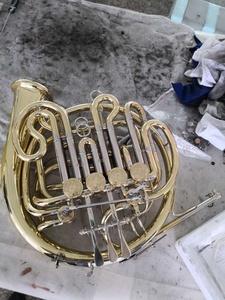 Campana de latón amarillo dividida/separada/Bb separada de alto grado/F/tono F alto/bocina Triple de llave (JFH-125) - Product Image 3