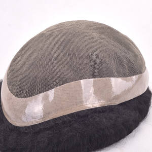 วิกผมคนวิกผมหยิกสำหรับผู้ชาย,วิกผมลอนคลื่นแอฟริกา100% ขนาด6มม. - Product Image 4