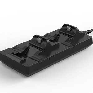 Kép sạc đứng Sạc Dock trạm Gamepad điều khiển cho P4 Slim Pro ABS chất liệu <span class=keywords><strong>USB</strong></span> giao diện chuyển đổi hộp tương thích - Product Image 1