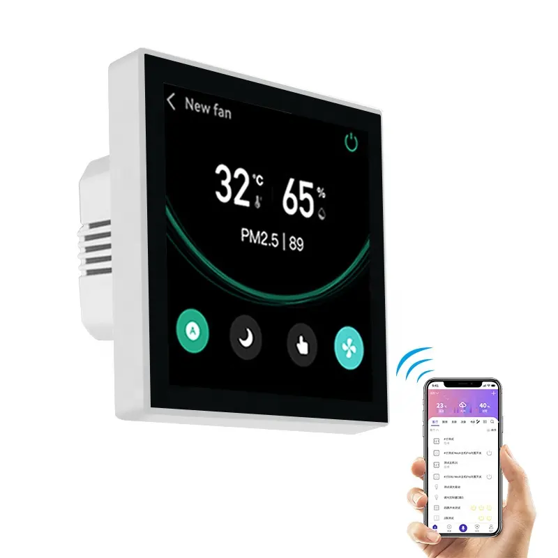Smart Home Zigbee Gateway Panel Kontrol Pusat 4 Inci Dapat Digunakan dengan Aplikasi Smart Life