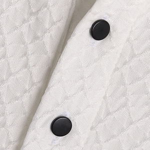 Camiseta Polo Blanca para Hombre, Corte Regular, 175 GSM, 98% Poliéster, 2% Elastano, Jacquard, Gran Venta - Product Image 2