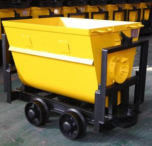 Wagon minier à benne basculante résistant à l'usure pour voies ferrées, capacité 0,55-1,1 m³, utilisé dans les mines de charbon et d'or - Product Image 2