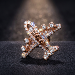 Bague personnalisée en moissanite VVS pour homme, style hip-hop, plaquée or, avec baguettes serties, passe le testeur de diamant - Product Image 4