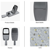 Lámpara LED de Calle de 150W y 6000 Lúmenes con Certificación IP66, Conectores de Cable Macho y Hembra, Instalación Rápida en Exteriores, Bajo Mantenimiento, CA