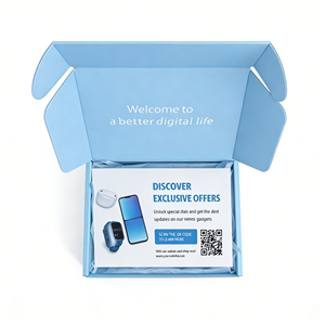 Masseur électrique, emballages d'électronique 3C, boîtes en carton ondulé B/E, option de fermeture auto-adhésive, impression quadricolore - Product Image 4