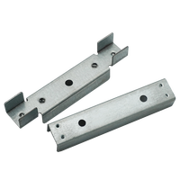 Support métallique en L sur mesure, acier galvanisé, acier au carbone, estampage, pliage, service OEM