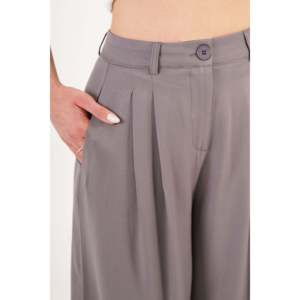 Pantalones de Visón XL para Mujer, Plisados, con Doble Bolsillo, Transpirables, Cintura Elástica, Corte Holgado, Diseño Formal para Chicas, Venta al por Mayor - Product Image 5