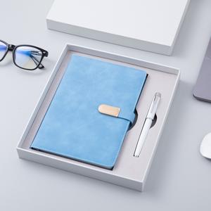 <span class=keywords><strong>Promo</strong></span> Venta al por mayor de lujo A5 Diario Tazas de café de acero Juego de regalo de cuaderno de cuero PU negro personalizado Juego de regalo con bolígrafo y taza de té y café - Product Image 5