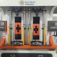 Mesin berbasis Data terlaris dengan fungsi IOT dan PLC 2 stasiun mesin pemintal leher FB dengan layar Wifi dan Motor Servo