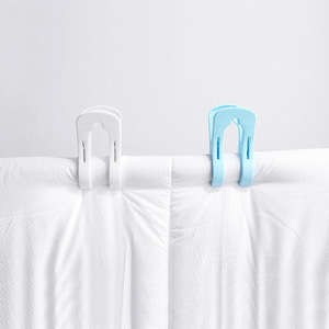 Large Clothes <b>Clips</b> Rectangle Plastic Drying <b>Clips</b> <b>Hook</b> Type Durable For Household Use - Product Image 4