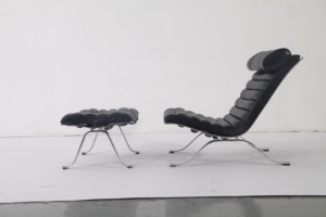 Silla de salón Ari de estilo moderno de mediados de siglo de diseño ARNE NORELL y réplica otomana a la <span class=keywords><strong>venta</strong></span> - Product Image 2