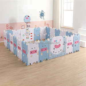 Corralito Plegable y Ajustable de Plástico para Bebés VSUCH, Nuevo Diseño de 150*200cm, con Accesorios, para Niños, para Jugar en Casa - Product Image 1