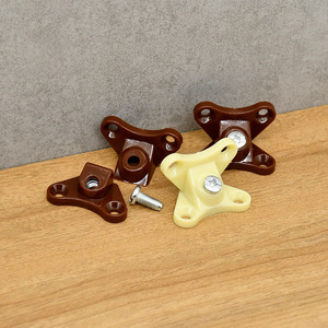 Yuelide Butterfly <b>Corner</b> <b>Bracket</b> <b>Plastic</b> Shelf Support Right Angle Connector Easy Installation Indoor Use - Product Image 2