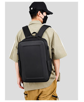 Mochila Antirrobo Impermeable para Portátil, Unisex, Multifuncional, para Negocios, de 15.6 Pulgadas, con Puerto de Carga USB