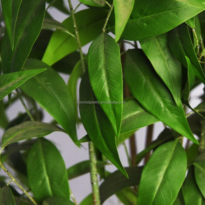 Bonsái Artificial de Hojas Delgadas, Árbol de Eucalipto <span class=keywords><strong>Llorón</strong></span> Ovalado Largo, Plantas en Maceta de 1.2 m para Decoración de Tiendas, Hoteles, Oficinas, Salones y Hogares - Product Image 2