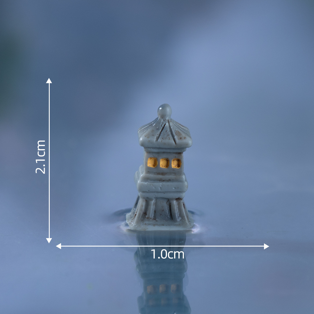 Lámpara de piedra cuadrada N.º6