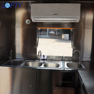 Snack Business Machines Remolque de comida móvil Carro de camión de comida rápida Cocina totalmente equipada - Product Image 5