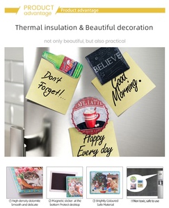 Théière personnalisable OEM, souvenir imprimé, cadeau artisanal en céramique, aimant de réfrigérateur unique, autocollant <span class=keywords><strong>mandala</strong></span> - Product Image 6