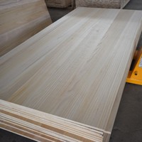 Panneaux de bois massif en paulownia pour l'artisanat, vente en gros, directement de l'usine, panneaux de bois à joint droit pour les fabricants de meubles et de cercueils