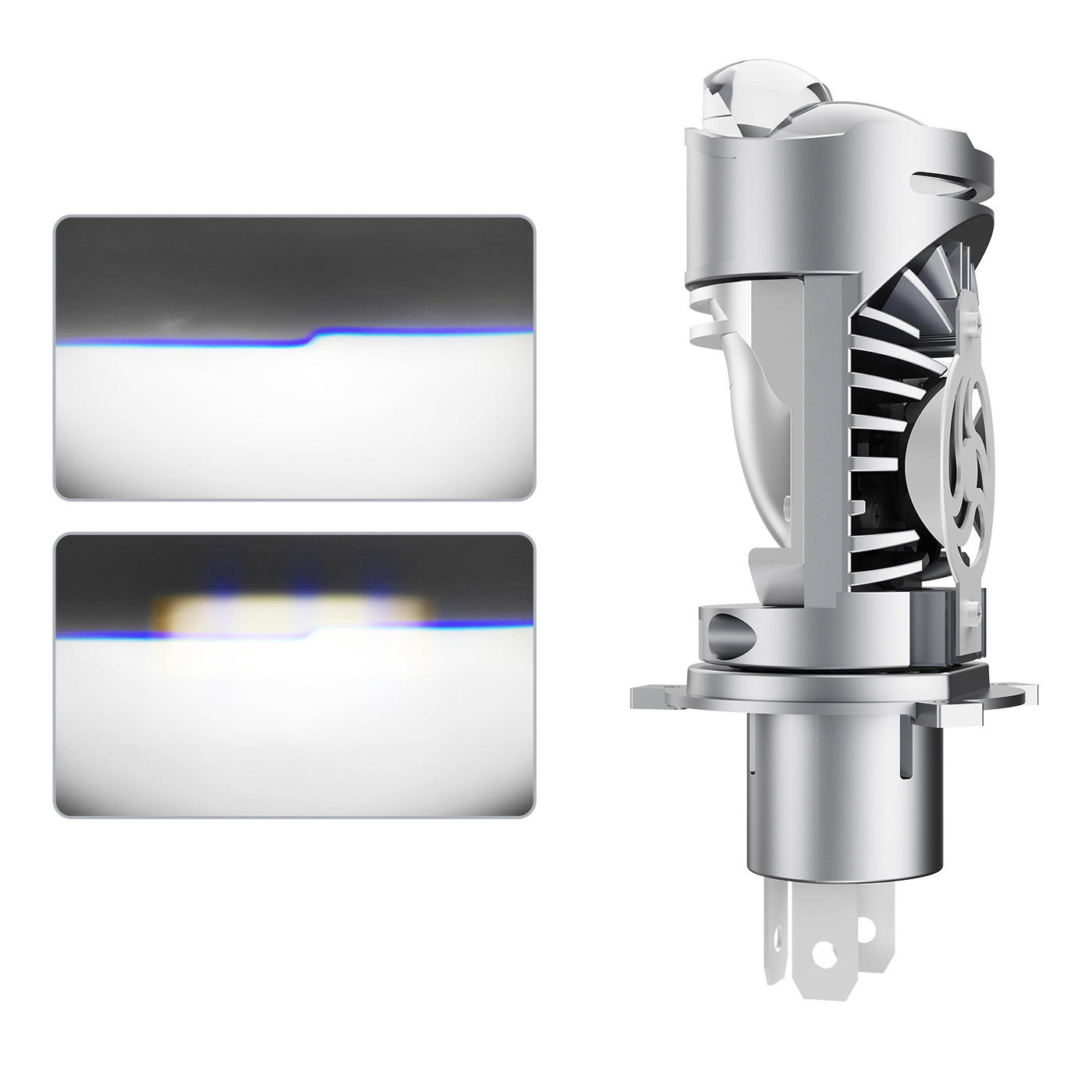 P02-h4 argent coupe gauche