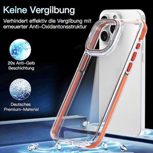 Coque de téléphone rigide en polycarbonate de luxe colorée avec support de lentille pour iPhone 16 15 14 13 Pro Max - Product Image 5