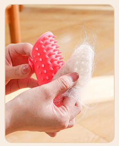 Doe Pet Cat Scratch chitch Board Rub solletico artefatto viso in Silicone sostenibile spazzola auto-toelettatore artefatto PP Rub strumento - Product Image 4