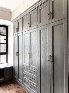 Armadio in Legno Massello dal Design Moderno Francese Personalizzato per Camera da Letto, Mobile Contenitore di Tendenza - Product Image 4