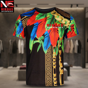Camiseta de Franela Sublimada para Vacaciones, al por Mayor, para Hombre y Mujer, Estilo Safari, Antiarrugas, Diseño Personalizado, Logotipo Personalizado, Ecológica - Product Image 3