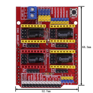 Yeni V3 gravür kalkan <span class=keywords><strong>CNC</strong></span> kalkan V4 oyma makinesi/3D yazıcı/A4988 /DRV8825 sürücü genişletme kartı <span class=keywords><strong>Arduino</strong></span> Diy kiti için - Product Image 3