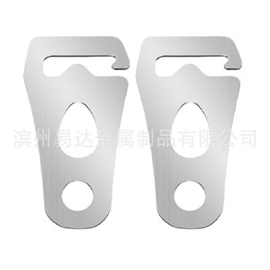 Eda Stainless Steel Tent Hook 3Pcs For <b>Tarp</b> Pole Wind Rope Accessory General Use - Product Image 3