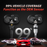 Capteur TPMS universel Hifuly, remplace le capteur de surveillance de pression des pneus d'origine, 2 en 1, pour toutes les marques de véhicules