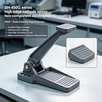 Revêtement électrophoretique cathodique bicomposant gris SH-450G avec une couverture des bords supérieure