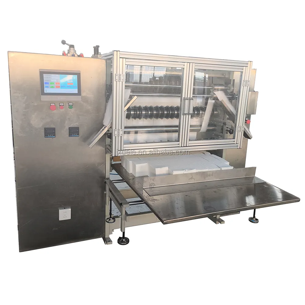 1600-1800 PCS/min Cotton Pad máy làm bông Pad mỹ phẩm miếng bông máy cắt nhỏ kinh doanh
