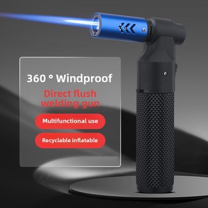 Encendedor de antorcha de metal pequeño moderno para pulverización de llama a alta temperatura 2026 al por mayor, encendedor de chorro para exteriores, encendedor de soldadura para barbacoa, a prueba de viento - Product Image 2