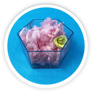 Trinh nữ màu hồng <span class=keywords><strong>Polyester</strong></span> siliconized Micro fibre xuống như STAPLE sợi <span class=keywords><strong>Comforter</strong></span> cho điền Áo khoác Quilt - Product Image 4