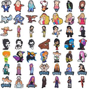 Accessoires de chaussures Homie personnalisés pour sandale Characters en <span class=keywords><strong>PVC</strong></span> Sing Shoe Charms pour la décoration de cadeaux Girly en gros - Product Image 6