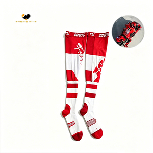 Nouvelles <span class=keywords><strong>Chaussettes</strong></span> de Compression Hautes pour Motocyclistes, Protection des Genoux Enduro, <span class=keywords><strong>Chaussettes</strong></span> de Course Sportives pour <span class=keywords><strong>Motocross</strong></span> - Product Image 1