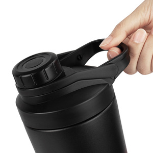 Botella de Agua Aislada de Acero Inoxidable de Doble Pared con Logotipo Personalizado, 750 ml/25 oz, a Prueba de Fugas, para Batidos de Proteínas, para Camping - Product Image 5