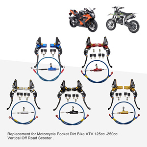 Bomba de <span class=keywords><strong>Freno</strong></span> Hidráulica Ajustable CNC de 22 mm GOOFIT con Maneta de <span class=keywords><strong>Embrague</strong></span> de Cilindro Maestro para Motocicleta de 125 cc ATV Dirt Pit Bike - Product Image 5