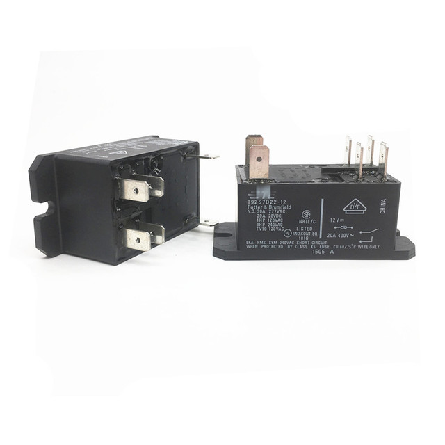 HDYu(100%Original & New)1-1393212-4 T92S7D22-12 RELAY GEN PURPOSE DPST 30A 12V Electronic Components T92S7D22-12