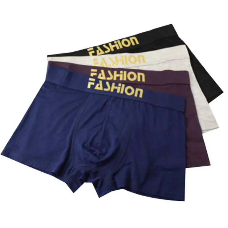 Vente en gros de sous-vêtements pour hommes avec logo personnalisé Shapewear et culotte souple sans couture caleçons boxer sous-vêtements pour hommes