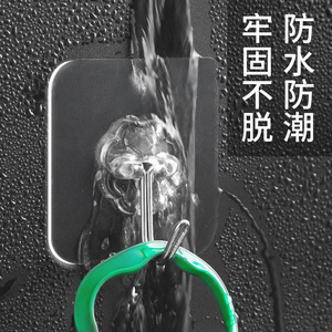 Transparent Flower <b>Adhesive</b> <b>Hook</b> <b>Wall</b> Mounted Punch Free Polished Finish Storage <b>Hook</b> - Product Image 2