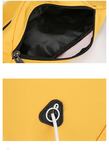 Tas Pinggang Sport Polyester Anti Air Custom Grosir dengan Logo, Tas Selempang Dada untuk Perjalanan, Outdoor Unisex - Product Image 4