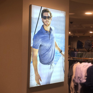 Nhôm Vải Khung Superthin Lightbox Dệt Dẫn Hiển Thị Hộp Đèn - Product Image 3