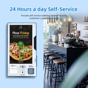Fast Food Restaurant 23.6 Inch Touch Screen Self Service Payment Self Ordering Kiosk Queue Ticket Kiosk - Product Image 2