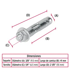 Borsa Master con 144 unità con tasselli di espansione da 4 1/4 con vite, FIERO - Product Image 3